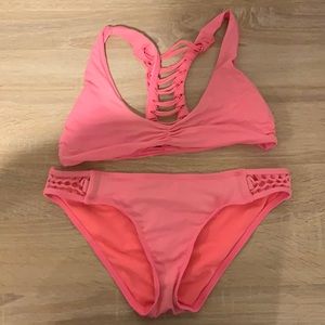 hot pink bikini